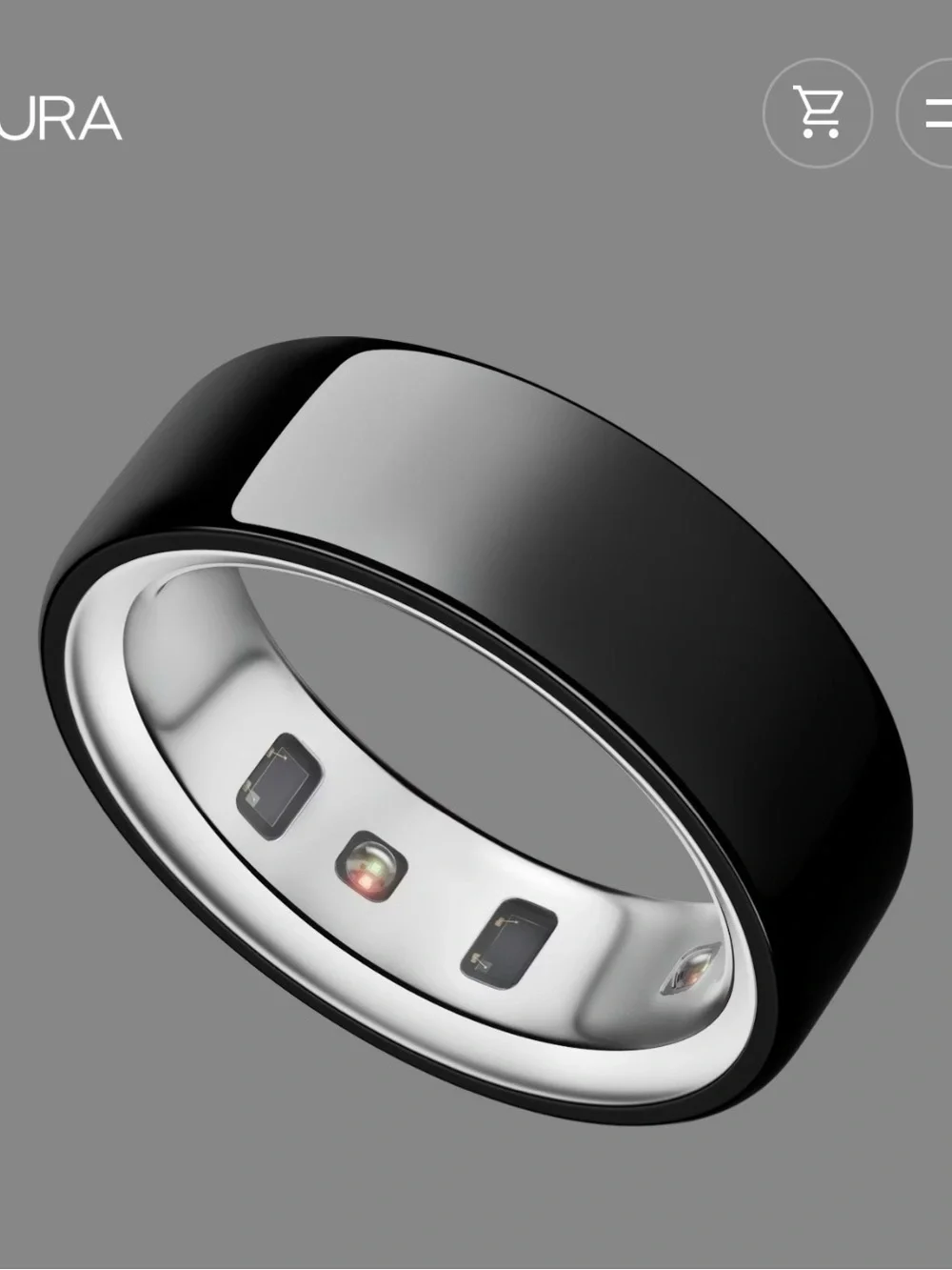 Oura ring 4 black